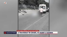 VIDEO Tragedie în Iași. Trei morți într-un accident cu motocicleta, provocat de o traversare neregulamentară